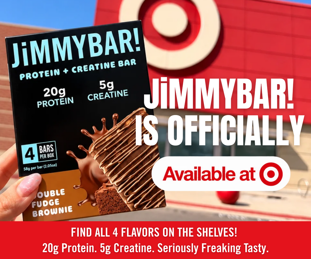 JiMMYBAR! Takes Creatine Mainstream with Major Target Rollout Nationwide