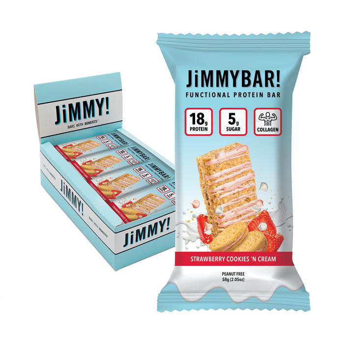 NEW JiMMYBAR! Strawberry Cookies 'n Cream - Healthcare