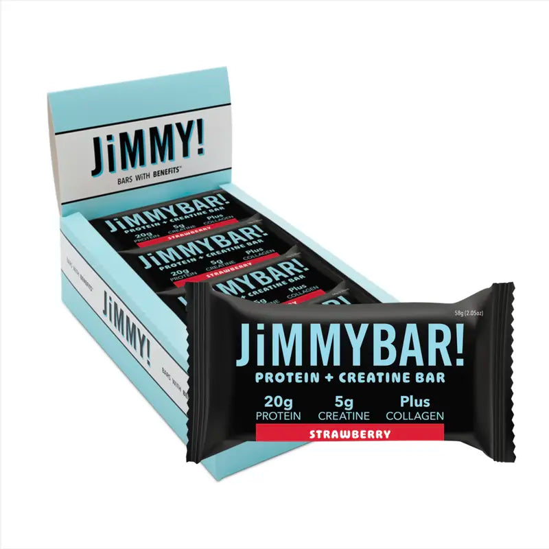 STRAWBERRY PROTEIN + CREATINE BAR (with Collagen)