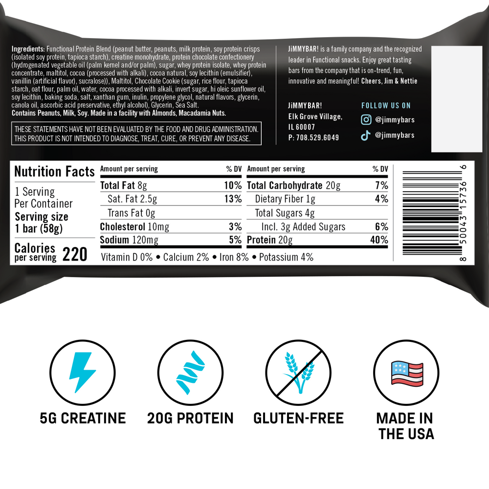 NEW Creatine Protein bar—Double Fudge Brownie