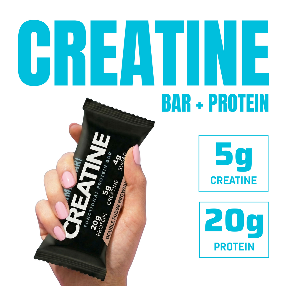 NEW Creatine Protein bar—Double Fudge Brownie