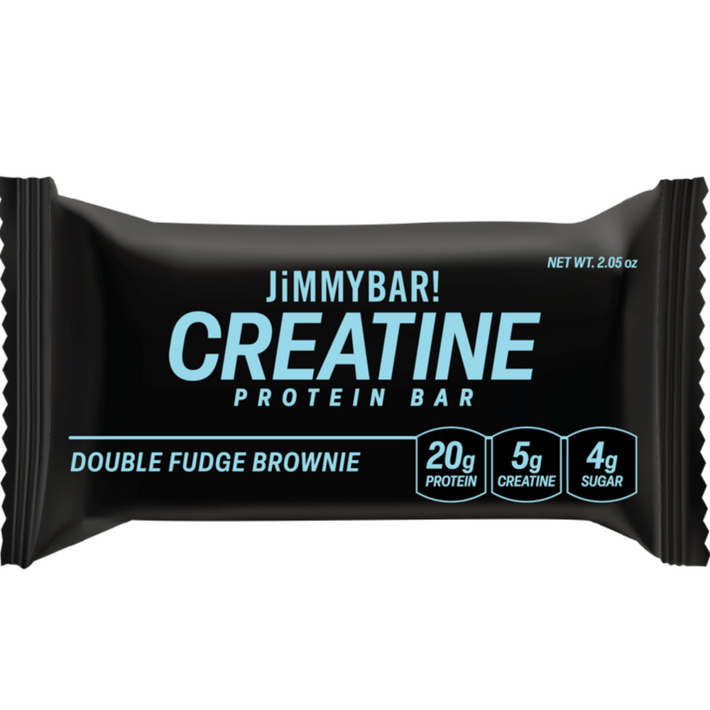 NEW JiMMYBAR! Creatine Double Fudge Brownie