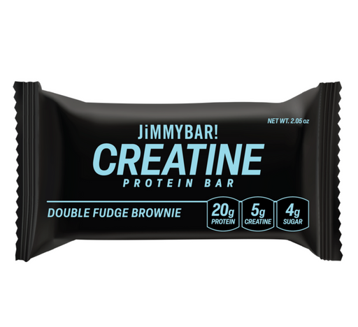 NEW JiMMYBAR! Creatine Double Fudge Brownie