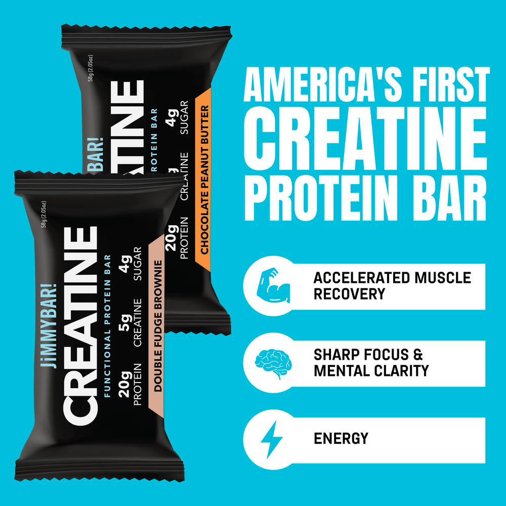 Creatine JiMMYBAR! Protein Variety Pack