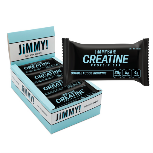 NEW JiMMYBAR! Creatine Chocolate Peanut Butter Protein Bar