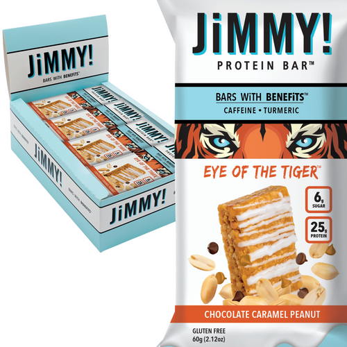 Eye of the Tigerᵀᴹ Caramel Chocolate Nut High Protein Bar, 25g