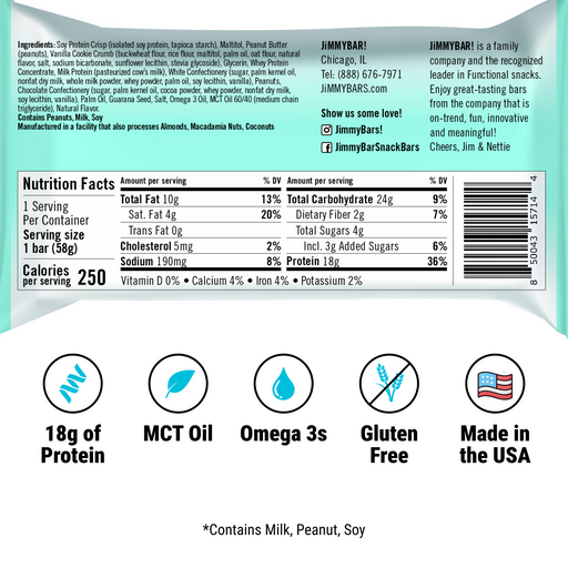 Wake & Focus Golden Vanilla Cookies 'n Cream
