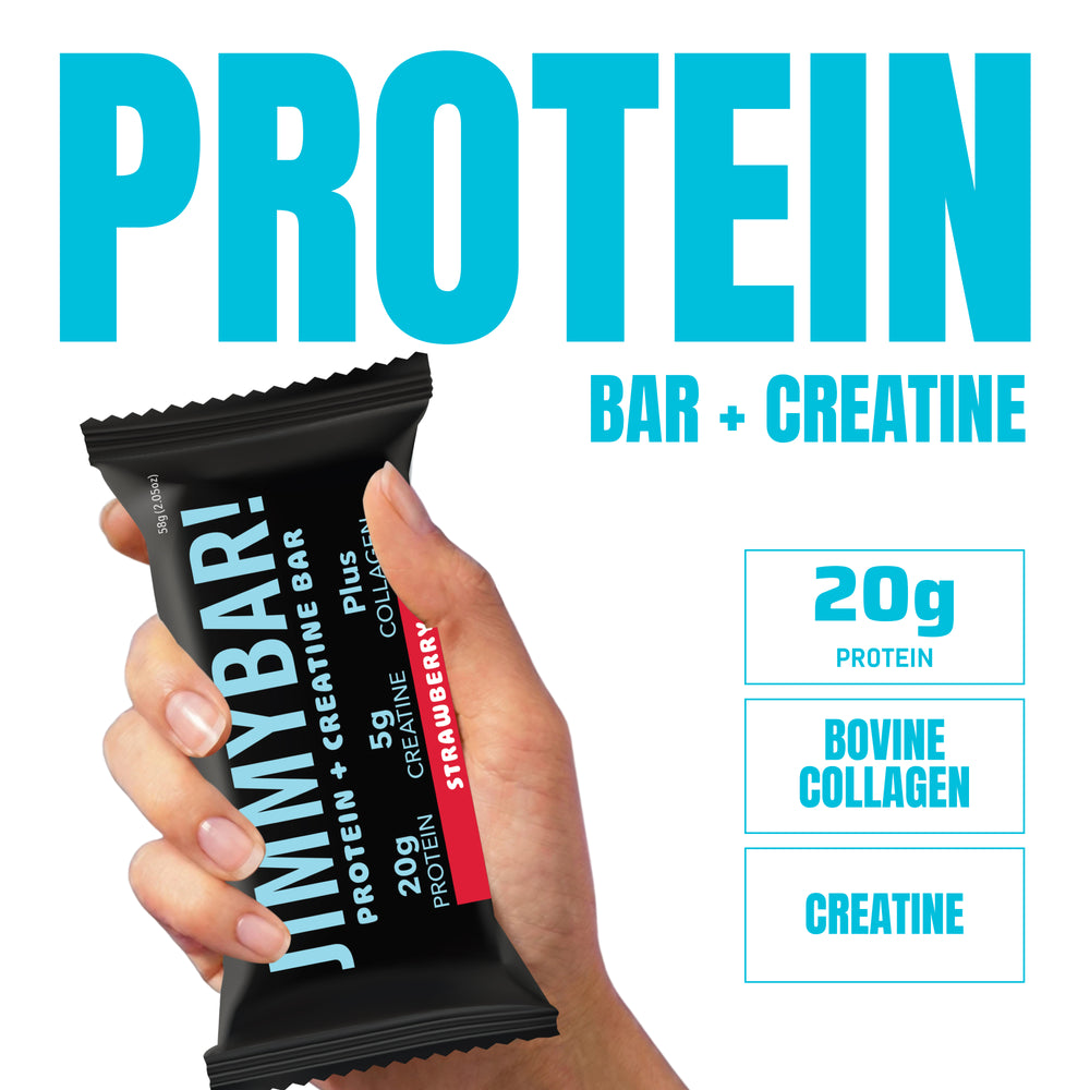 NEW Creatine Protein Bar— Strawberry Flavor