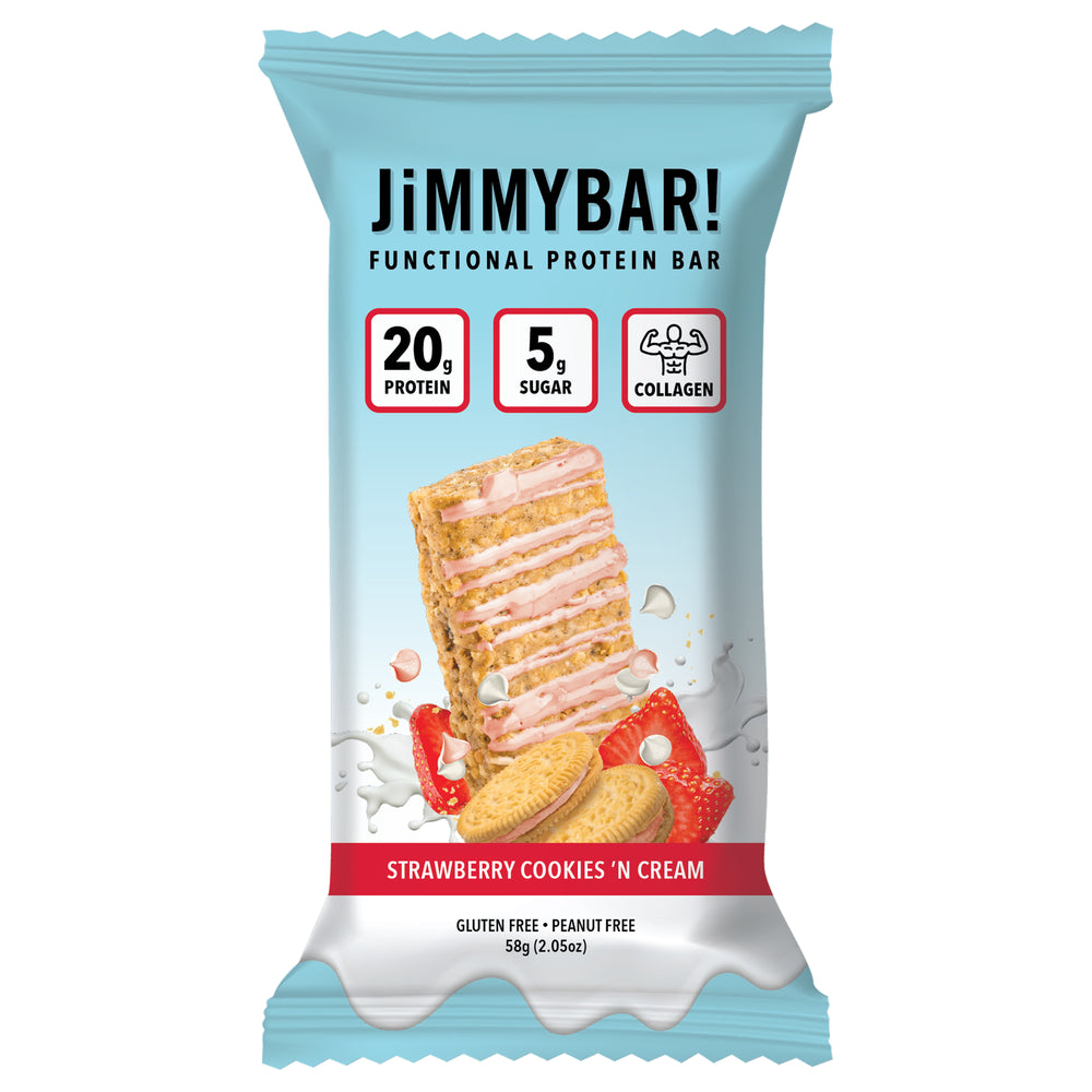NEW JiMMYBAR! Strawberry Cookies 'n Cream - Healthcare
