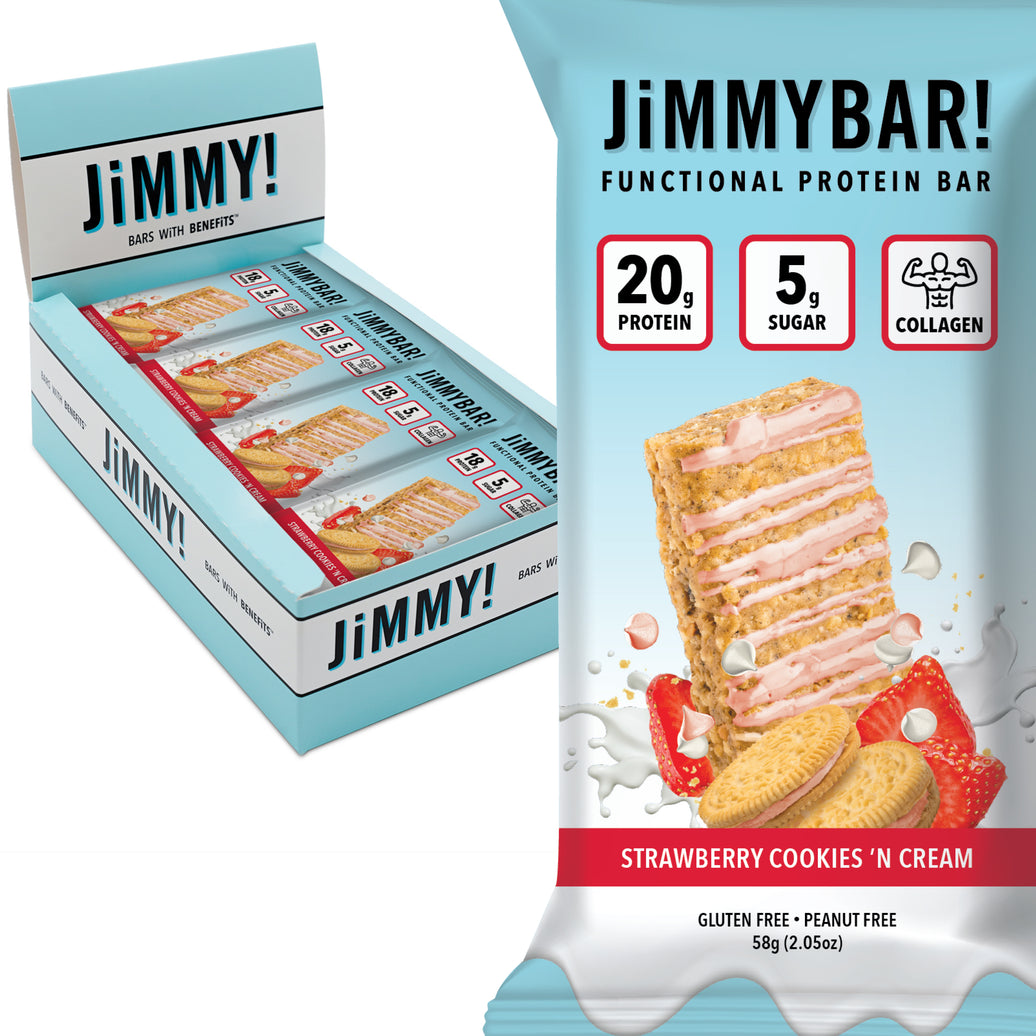 NEW JiMMYBAR! Strawberry Cookies 'n Cream - Healthcare