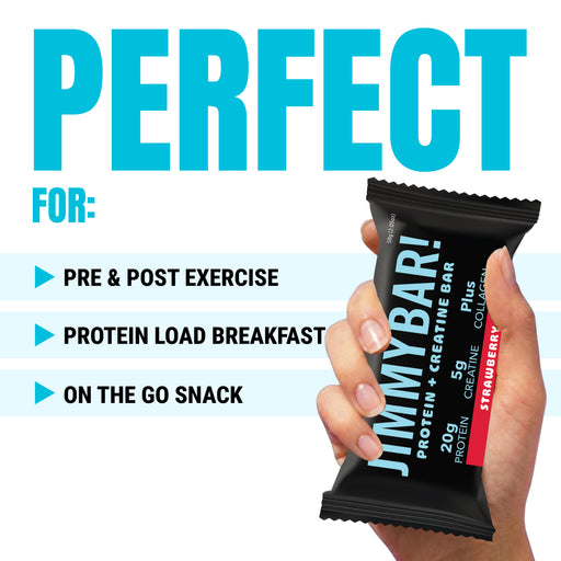 NEW Creatine Protein Bar— Strawberry Flavor