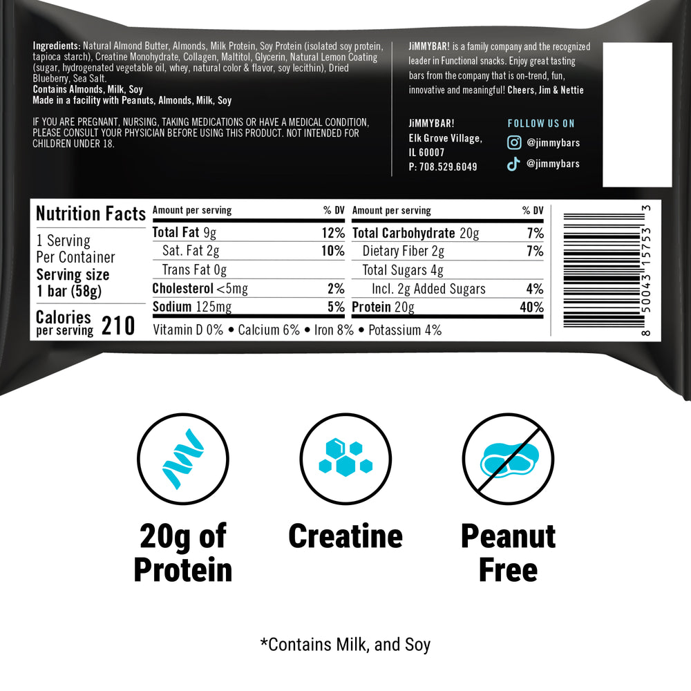 NEW Creatine Protein Bar— Strawberry Flavor