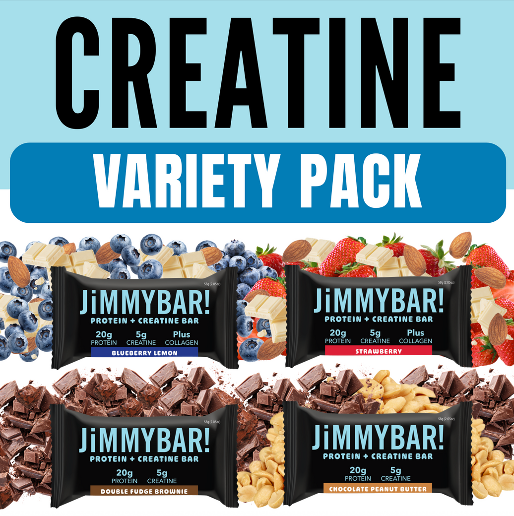 JiMMYBAR! Creatine + Protein Variety Pack