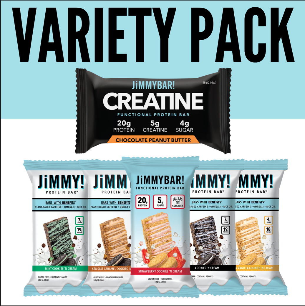 JiMMYBAR! Protein Variety Pack