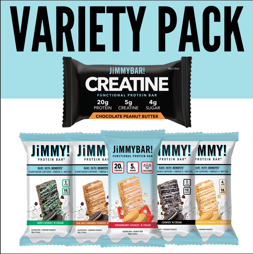 JiMMYBAR! Protein Variety Pack