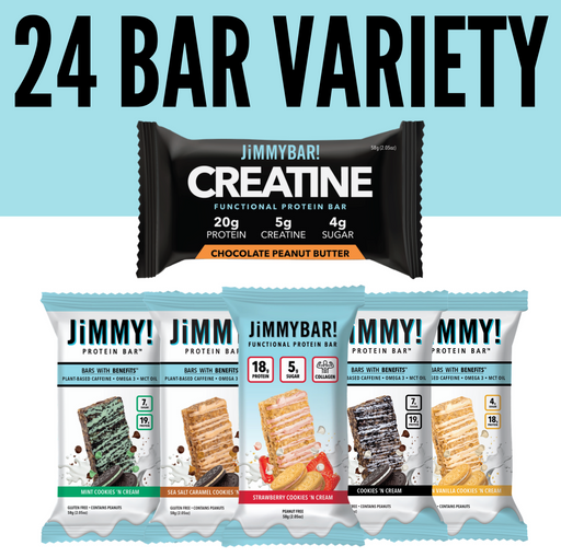 JiMMYBAR! Protein Variety Pack
