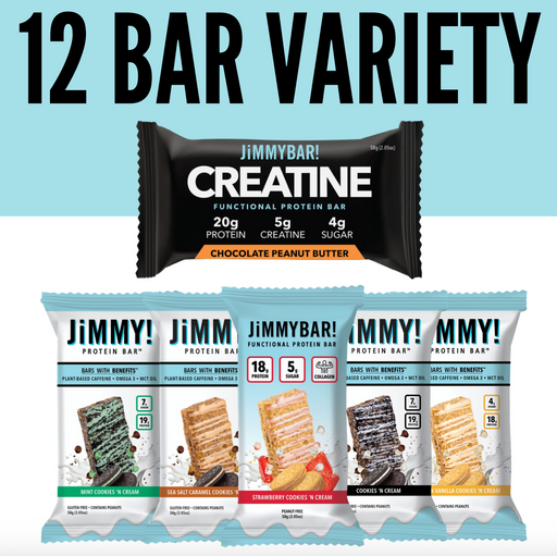 JiMMYBAR! Protein Variety Pack
