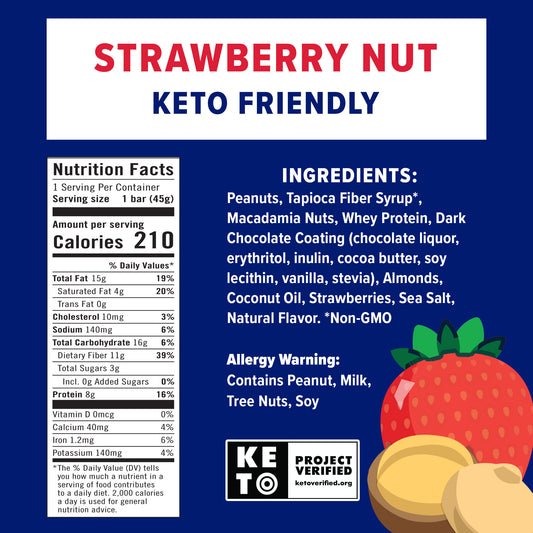 KETO CHOCOLATE STRAWBERRY NUT